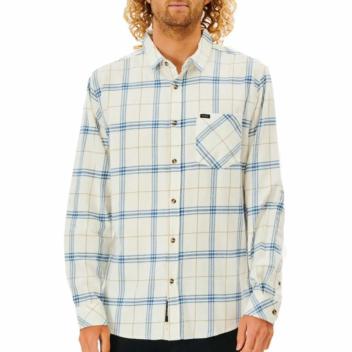 Chemise a manches longues homme rip curl checked in flannel franela blanc_2274. DIAYTAR SENEGAL - Là où Chaque Produit Est une Trouvaille. Parcourez notre catalogue diversifié et découvrez des articles qui enrichiront votre quotidien, du pratique à l'insolite.