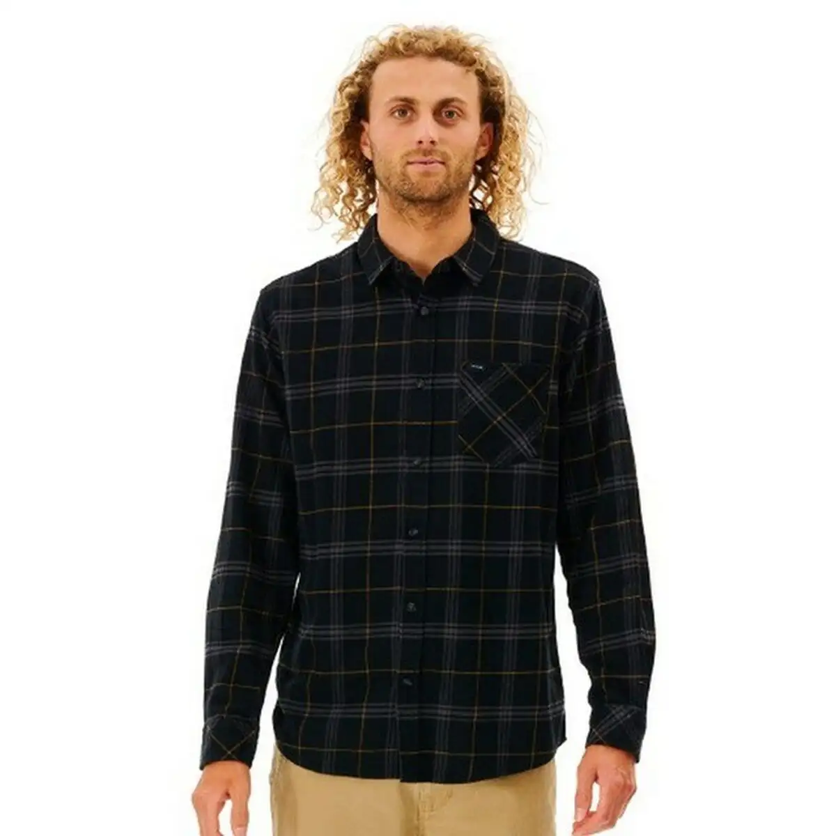 Chemise a manches longues homme rip curl checked in flannel franela noir_5047. DIAYTAR SENEGAL - Là où Chaque Produit Évoque une Émotion. Parcourez notre catalogue et choisissez des articles qui vous touchent et qui enrichissent votre expérience.