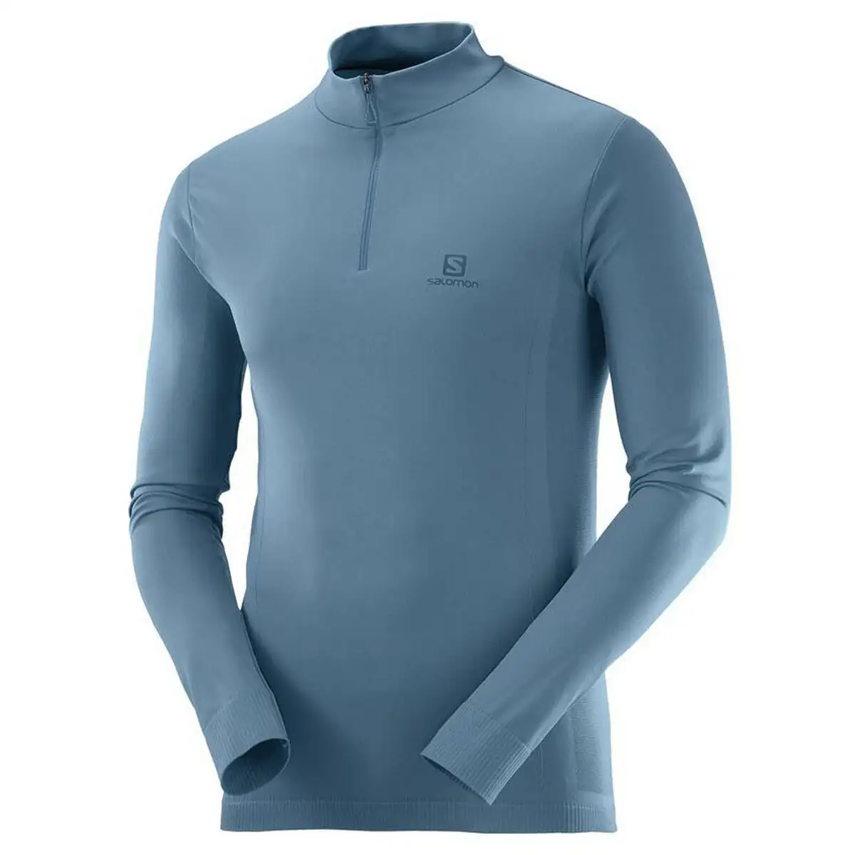 Chemisette salomon explore seamless half zip bleu clair_6709. Bienvenue chez DIAYTAR SENEGAL - Votre Destination Shopping Complète! Découvrez une boutique en ligne généraliste au Sénégal offrant une vaste gamme de produits, allant des vêtements aux gadgets électroniques, en passant par l'artisanat local.