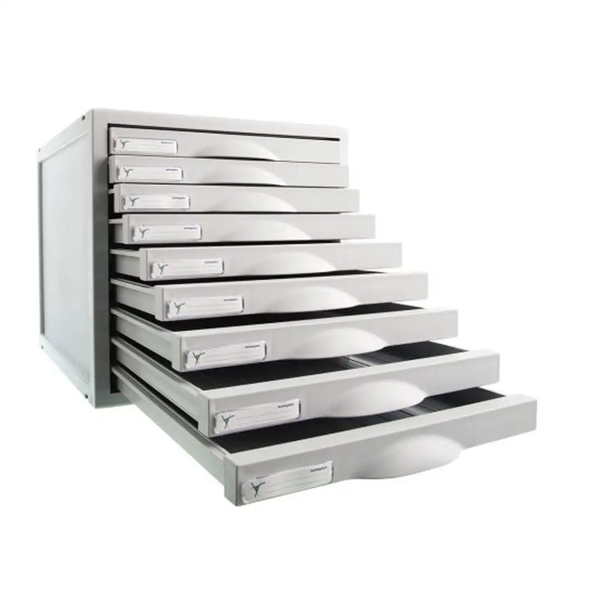 Classeur modulaire archivo 2000 archisystem 9 tiroirs gris plastique 35 6 x 31 6 x 20 3 cm_3813. DIAYTAR SENEGAL - Où Chaque Produit a sa Place. Parcourez notre catalogue et choisissez des articles qui s'intègrent parfaitement à votre style et à votre espace.