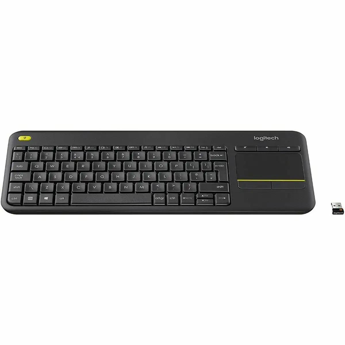 Clavier avec pave tactile logitech 920 007129 sans fil azerty francais noir reconditionne b _5677. Bienvenue sur DIAYTAR SENEGAL - Où Chaque Produit a son Histoire. Découvrez notre sélection unique et choisissez des articles qui racontent la richesse culturelle et artistique du Sénégal.