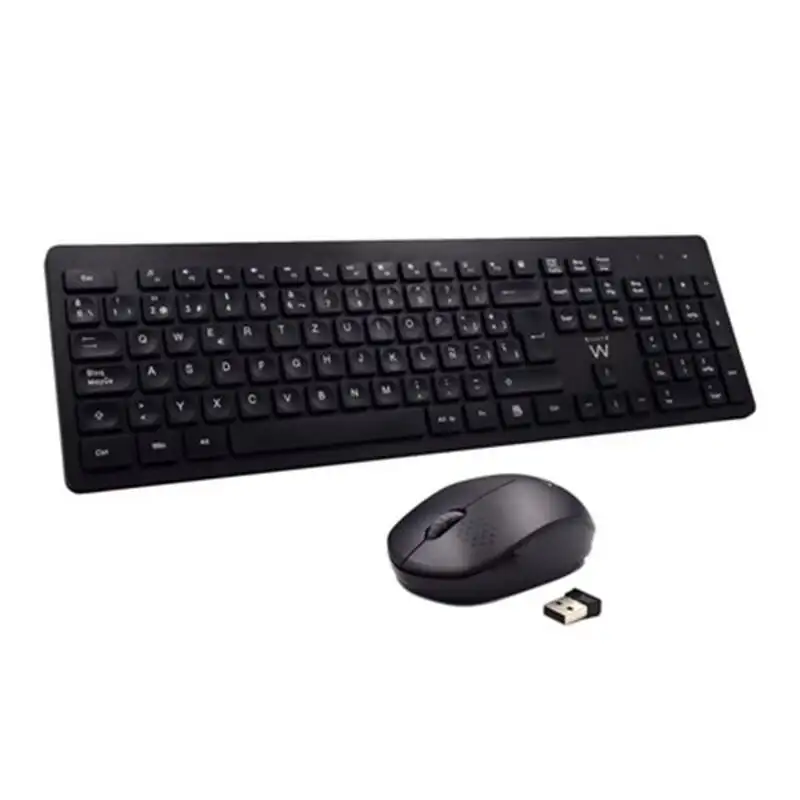 Clavier et souris sans fil ewent ew3256 2 4 ghz noir espagnol qwerty_1481. DIAYTAR SENEGAL - Votre Oasis de Shopping en Ligne. Explorez notre boutique et découvrez des produits qui ajoutent une touche de magie à votre quotidien.