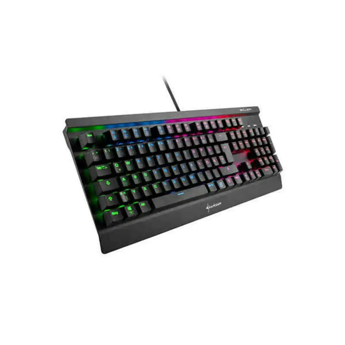Clavier pour jeu sharkoon 4044951026166 rgb noir espagnol espagnol qwerty_8077. DIAYTAR SENEGAL - Là où Chaque Clic Compte. Parcourez notre boutique en ligne et laissez-vous guider vers des trouvailles uniques qui enrichiront votre quotidien.