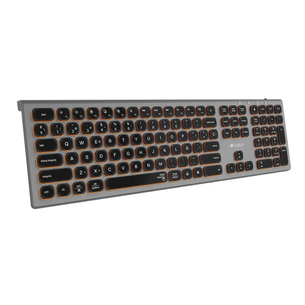 Clavier subblim master espagnol qwerty noir gris_2850. Entrez dans l'Univers de DIAYTAR SENEGAL - Où Choisir est un Voyage. Explorez notre gamme diversifiée et trouvez des articles qui répondent à tous vos besoins et envies.