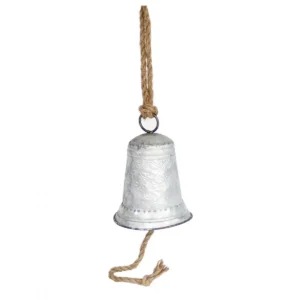 Cloche berhome deco sam argente_2348. DIAYTAR SENEGAL - Votre Source de Découvertes Shopping. Découvrez des trésors dans notre boutique en ligne, allant des articles artisanaux aux innovations modernes.