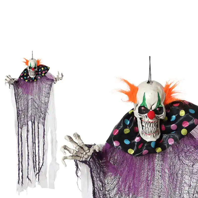 Clown a suspendre halloween 66673 120 x 80 x 10 cm 120 x 80 x 10 cm_7328. Bienvenue chez DIAYTAR SENEGAL - Où Chaque Produit a son Histoire. Découvrez notre sélection unique et trouvez des articles qui racontent la richesse culturelle et artistique du Sénégal.