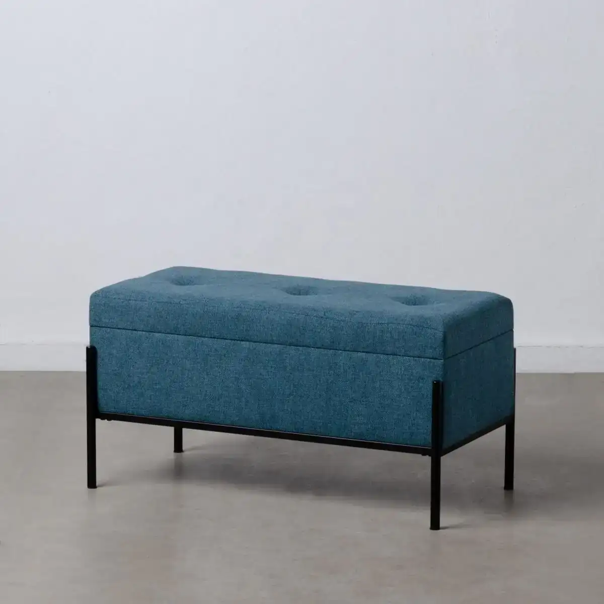 Coffre 83 x 40 x 43 cm tissu synthetique metal_1287. DIAYTAR SENEGAL - Votre Plateforme Shopping de Confiance. Naviguez à travers nos rayons et choisissez des produits fiables qui répondent à vos besoins quotidiens.