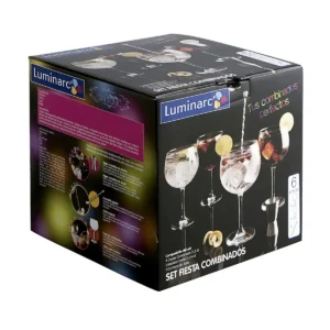 Coffret cocktail luminarc multicouleur verre 6 pieces_3534. DIAYTAR SENEGAL - Là où Chaque Produit est une Trouvaille Unique. Découvrez notre boutique en ligne et trouvez des articles qui vous distinguent par leur originalité.
