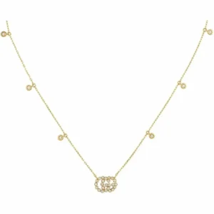 Collier femme gucci gg running dore_1263. DIAYTAR SENEGAL - Où l'Élégance Rencontré l'Accessibilité. Parcourez notre catalogue et trouvez des produits qui apportent une touche de sophistication à votre vie quotidienne sans compromettre votre budget.