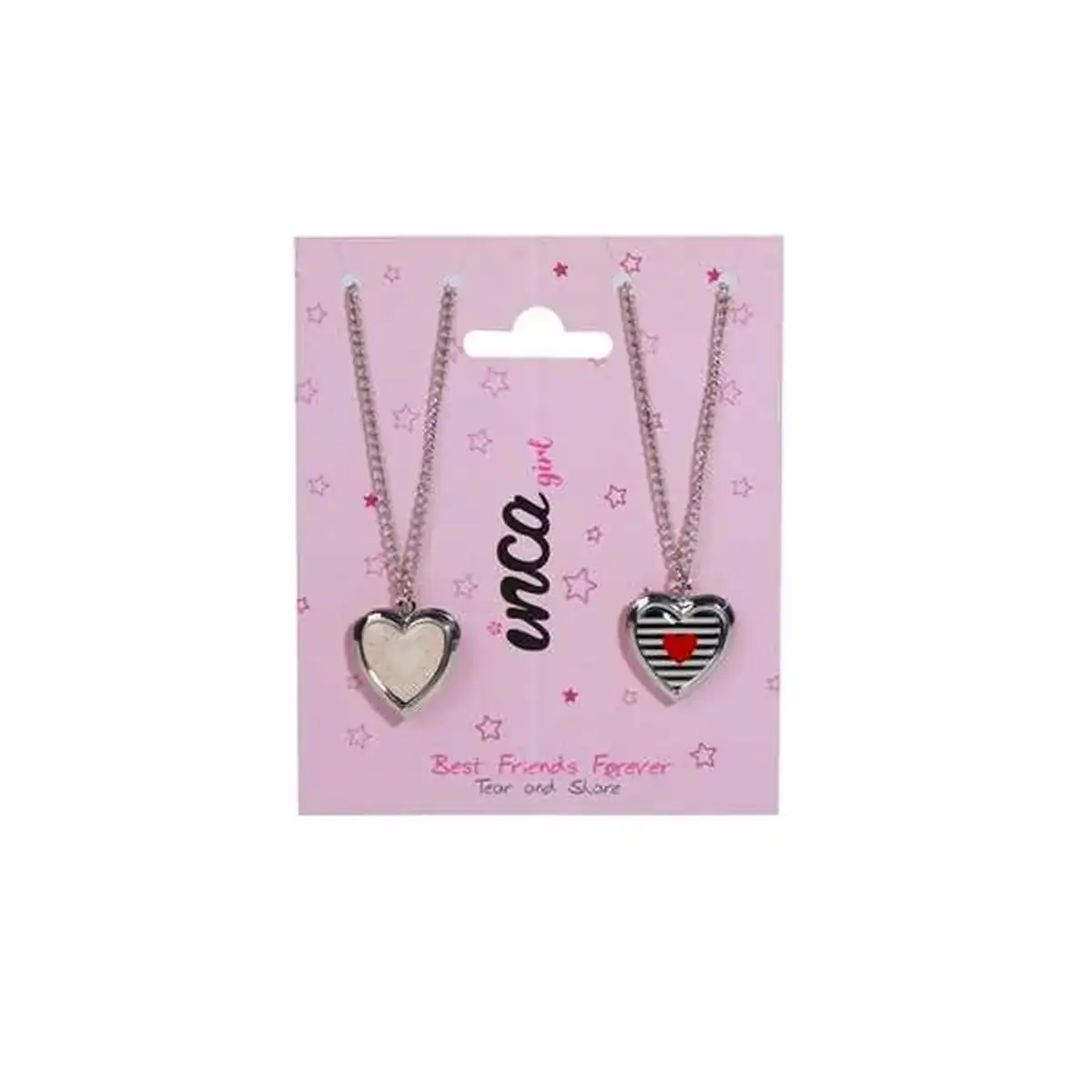 Collier inca argente coeur 2 unites_4010. DIAYTAR SENEGAL - Votre Source de Découvertes Shopping. Découvrez des trésors dans notre boutique en ligne, allant des articles artisanaux aux innovations modernes.