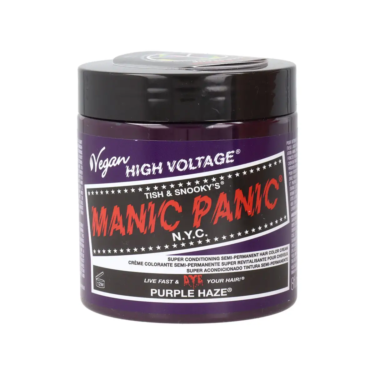 Coloration semi permanente manic panic panic high violet vegane 237 ml _6835. DIAYTAR SENEGAL - Votre Destination pour un Shopping Éclairé. Parcourez notre boutique en ligne pour découvrir des produits de qualité qui embelliront votre quotidien.