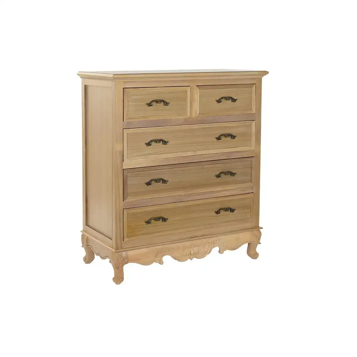 Commode dkd home decor 78 5 x 38 x 90 cm sapin naturel romantique bois mdf_8851. DIAYTAR SENEGAL - Où l'Élégance Rencontre l'Authenticité. Naviguez à travers notre boutique en ligne et choisissez des produits qui incarnent le style et la tradition du Sénégal.