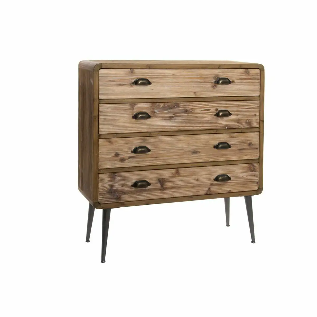 Commode dkd home decor marron bois metal naturel moderne loft 90 x 30 x 97 cm_5200. Bienvenue chez DIAYTAR SENEGAL - Où le Shopping Devient un Plaisir. Découvrez notre boutique en ligne et trouvez des trésors qui égaieront chaque jour de votre vie.