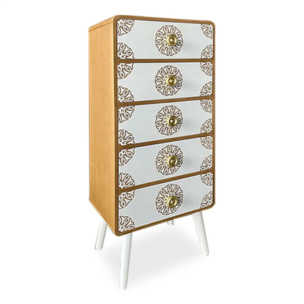 Commode versa lyssa 38 x 85 x 48 cm bois bambou pin_5440. DIAYTAR SENEGAL - Où Choisir Devient une Expérience Personnalisée. Explorez notre boutique en ligne pour découvrir des produits qui s'adaptent à votre style et à votre essence.