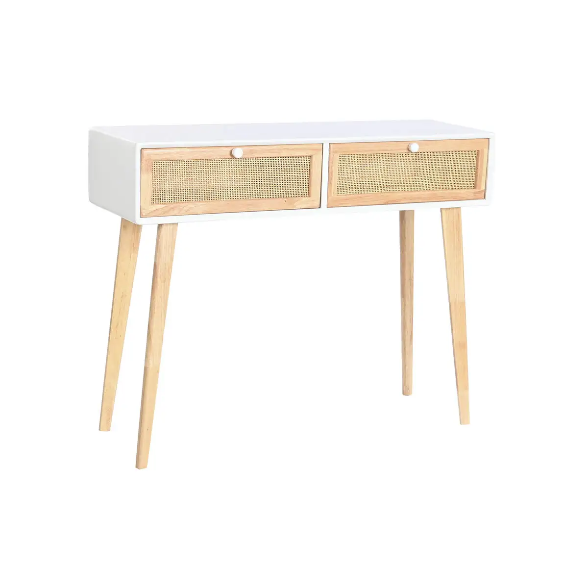 Console dkd home decor blanc naturel bois de paulownia 100 x 30 x 78 cm_9977. Découvrez DIAYTAR SENEGAL - Là où Votre Shopping Prend Vie. Plongez dans notre vaste sélection et trouvez des produits qui ajoutent une touche spéciale à votre quotidien.