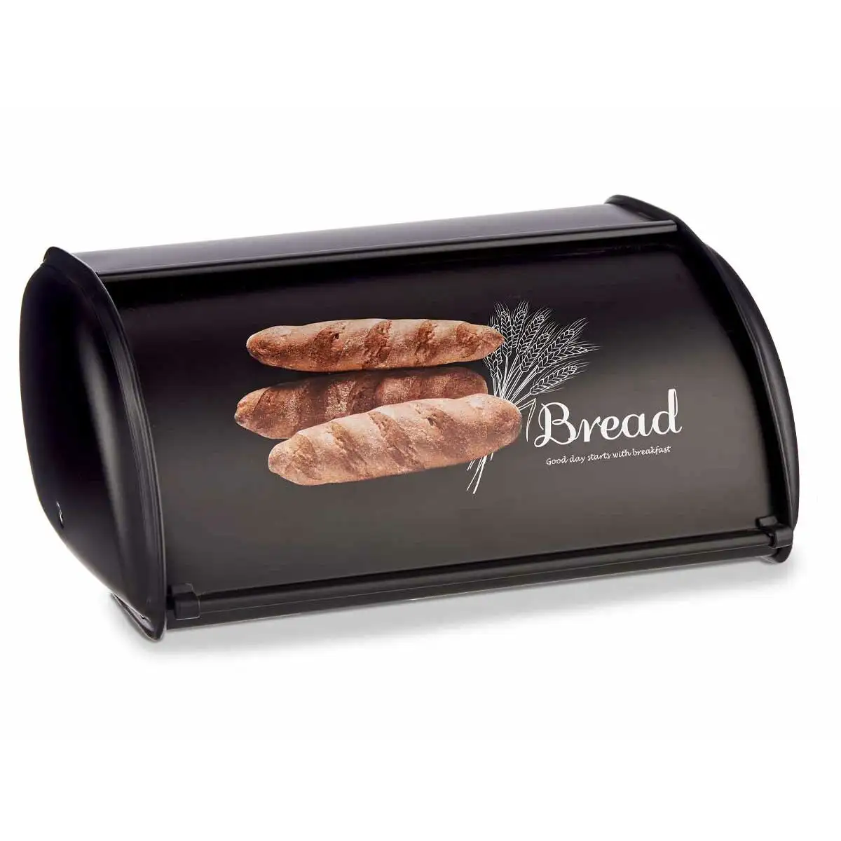Corbeille a pain bread noir metal 23 x 14 5 x 35 5 cm _1103. DIAYTAR SENEGAL - L'Artisanat à Portée de Clic. Découvrez notre boutique en ligne pour trouver des produits uniques qui célèbrent la créativité et l'artisanat sénégalais.
