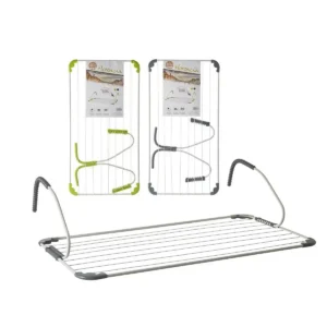 Corde a linge gris metal vert_2765. DIAYTAR SENEGAL - Là où Chaque Achat Contribue à un Rêve. Naviguez à travers notre boutique en ligne et soutenez des artisans talentueux tout en acquérant des trésors.