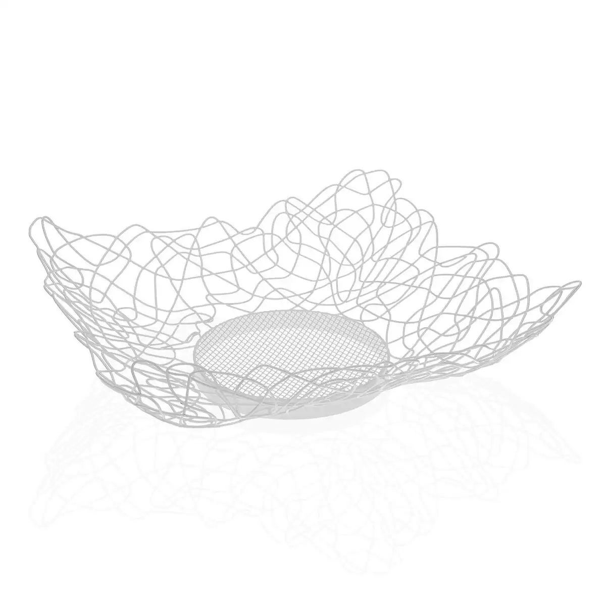 Coupe a fruits versa blanc metal acier 29 x 10 x 29 cm _3963. DIAYTAR SENEGAL - Votre Destination pour un Shopping Inégalé. Naviguez à travers notre sélection minutieuse pour trouver des produits qui répondent à tous vos besoins.