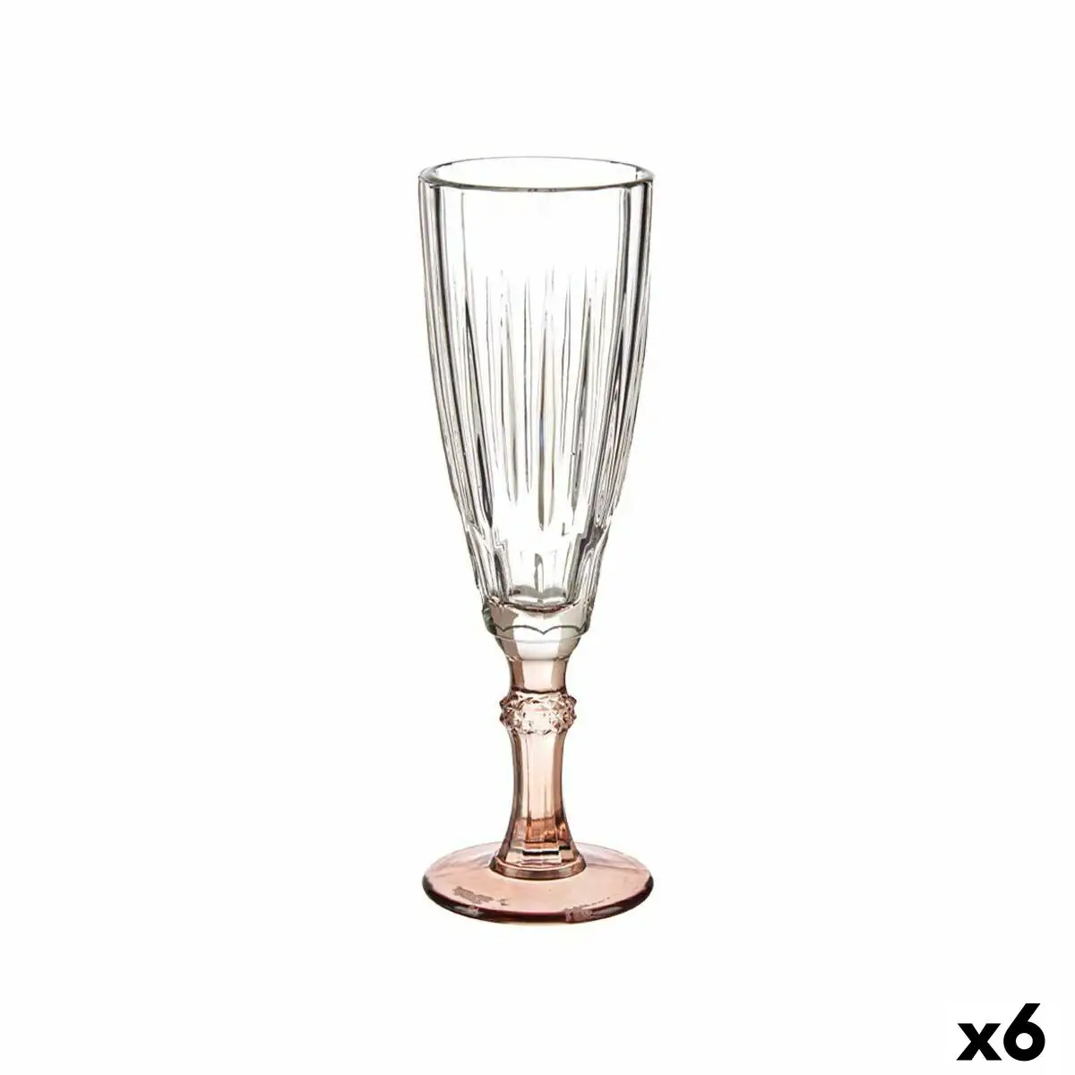Coupe de champagne verre marron 6 unites 170 ml _1955. DIAYTAR SENEGAL - L'Art de Vivre le Shopping Éthique. Parcourez notre gamme et choisissez des produits qui reflètent notre engagement envers des pratiques durables.