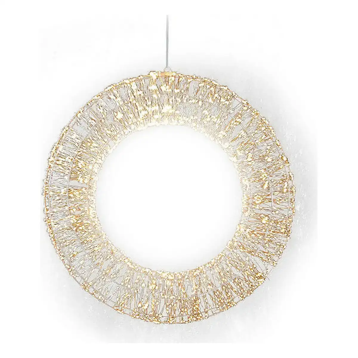 Couronne de noel lumiere led blanc o 60 cm_1422. DIAYTAR SENEGAL - L'Art de Vivre en Couleurs et en Styles. Parcourez notre sélection et trouvez des articles qui reflètent votre personnalité et votre goût pour la vie.