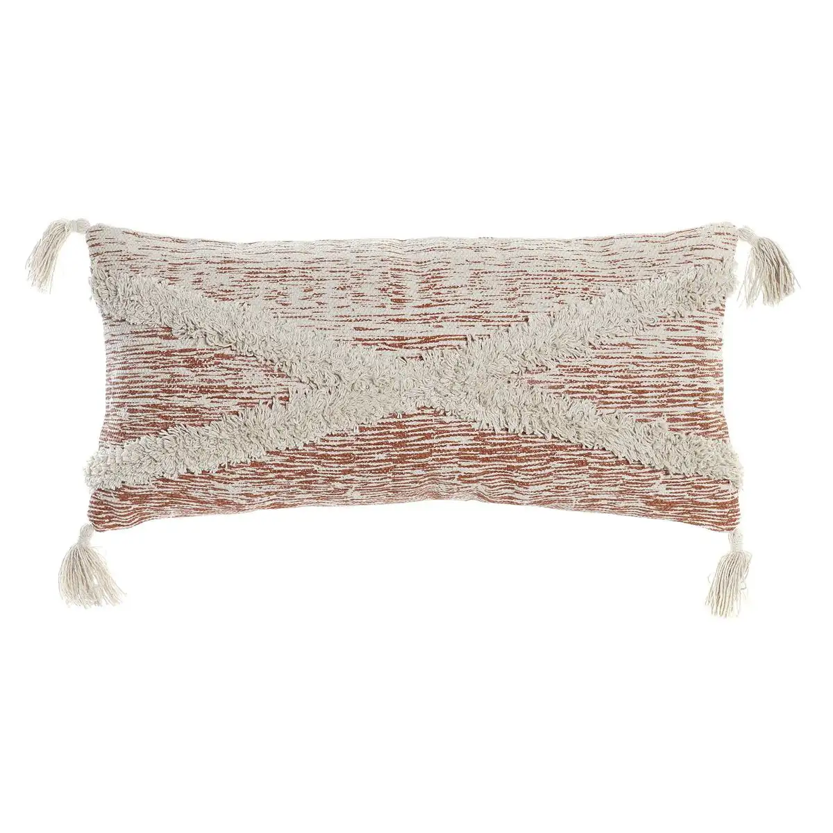 Coussin dkd home decor 60 x 10 x 30 cm beige orange frange_4122. DIAYTAR SENEGAL - L'Art de Vivre le Shopping en Ligne. Découvrez notre plateforme intuitive et trouvez des produits qui vous inspirent et vous enchantent, à chaque clic.