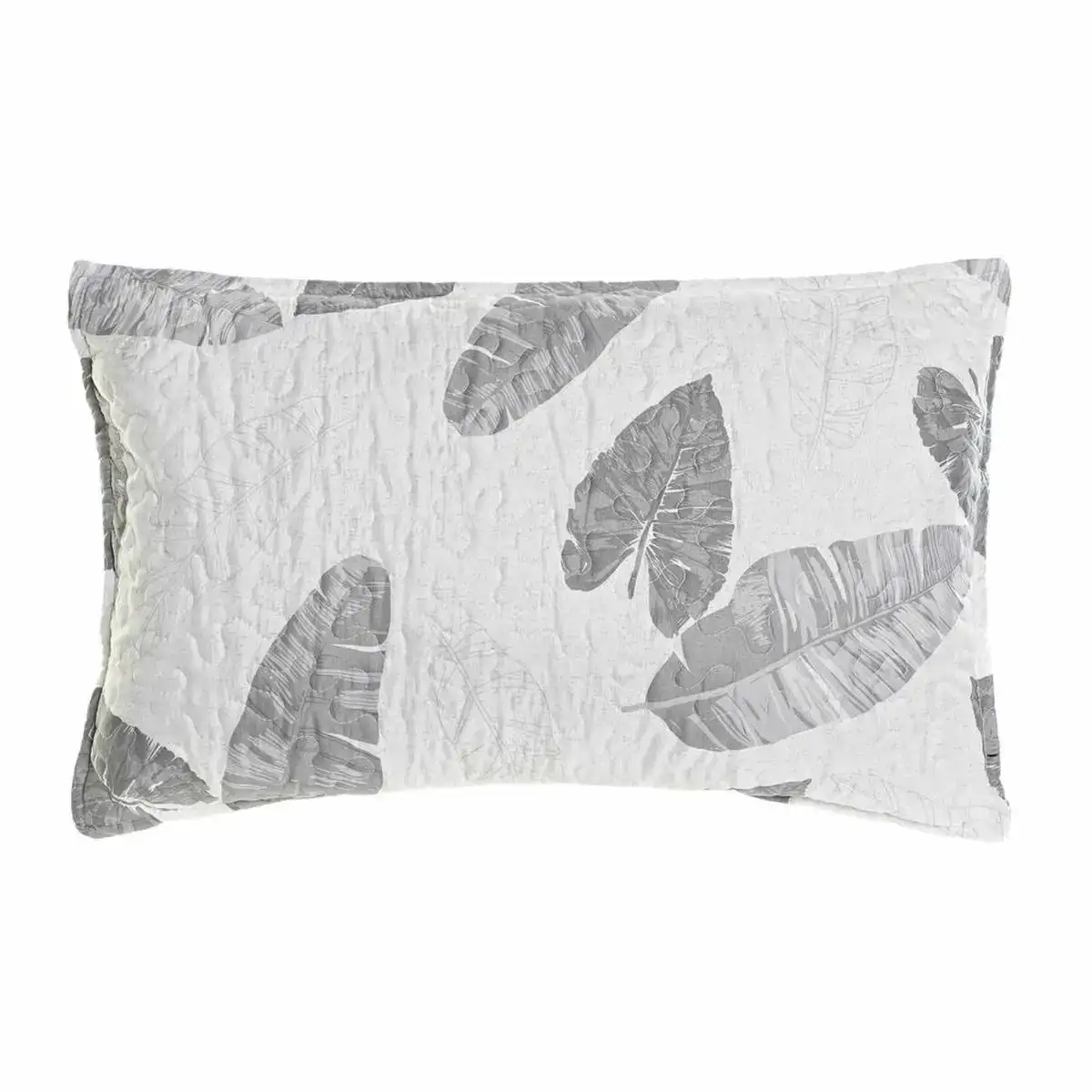 Coussin dkd home decor 8424001814572 blanc gris rectangulaire fleur tropical 60 x 10 x 40 cm_1032. DIAYTAR SENEGAL - Là où la Tradition Devient Tendance. Naviguez à travers notre boutique en ligne et choisissez des produits qui allient l'authenticité au contemporain.