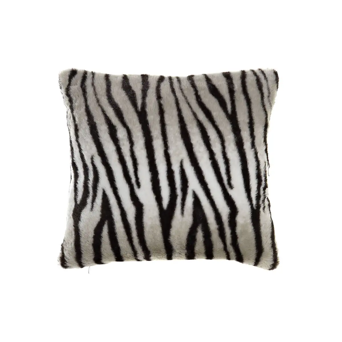 Coussin dkd home decor blanc noir gris carre colonial jungle 45 x 10 x 45 cm_3964. DIAYTAR SENEGAL - Votre Passage vers le Raffinement. Plongez dans notre univers de produits exquis et choisissez des articles qui ajoutent une touche de sophistication à votre vie.