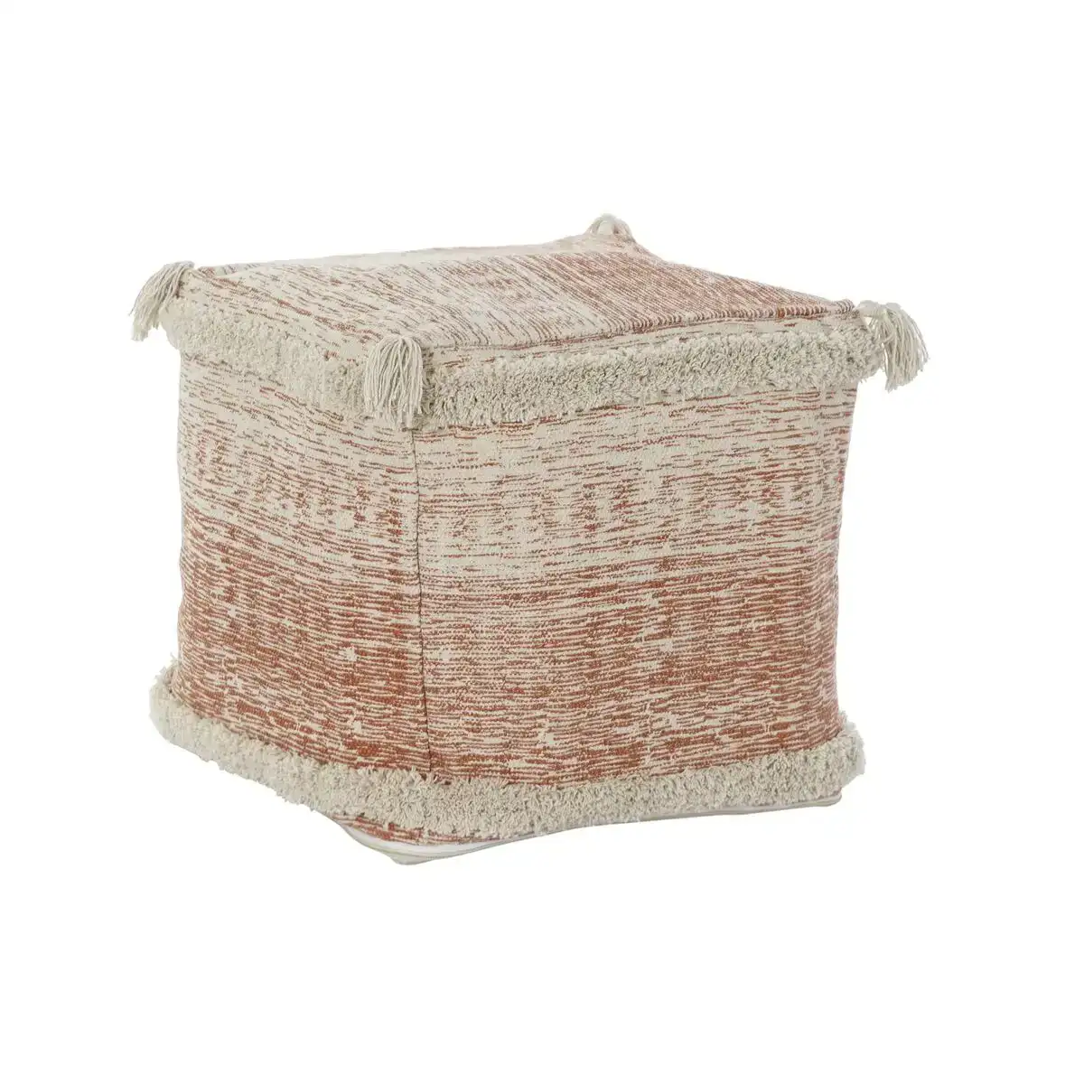 Coussin dkd home decor de sol orange 40 x 40 x 40 cm frange urbaine_3278. Bienvenue sur DIAYTAR SENEGAL - Où Chaque Produit a son Histoire. Découvrez notre sélection unique et choisissez des articles qui racontent la richesse culturelle et artistique du Sénégal.