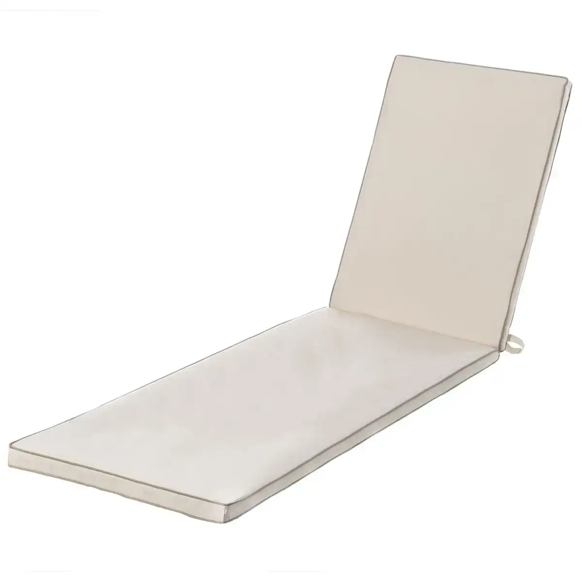 Coussin pour chaise longue creme 190 x 55 x 4 cm_1946. DIAYTAR SENEGAL - Où le Shopping Devient une Aventure Culturelle. Plongez dans notre univers de produits qui célèbrent l'héritage et l'artisanat du Sénégal.
