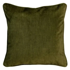 Coussin velours vert 45 x 45 cm_4107. DIAYTAR SENEGAL - Votre Pass vers la Découverte. Explorez notre boutique en ligne et plongez dans un voyage à travers des produits authentiques et contemporains, tous réunis sous un même toit.
