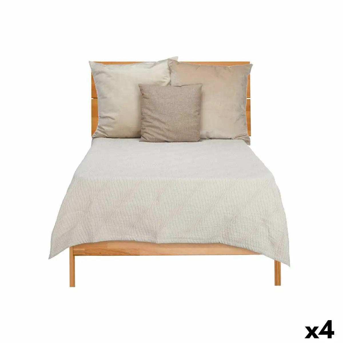 Couvre lit 180 x 260 cm beige 4 unites _3979. Plongez dans l'Expérience DIAYTAR SENEGAL - Où Chaque Produit a une Histoire. Explorez notre boutique en ligne pour trouver des articles qui incarnent la passion et la créativité du Sénégal.