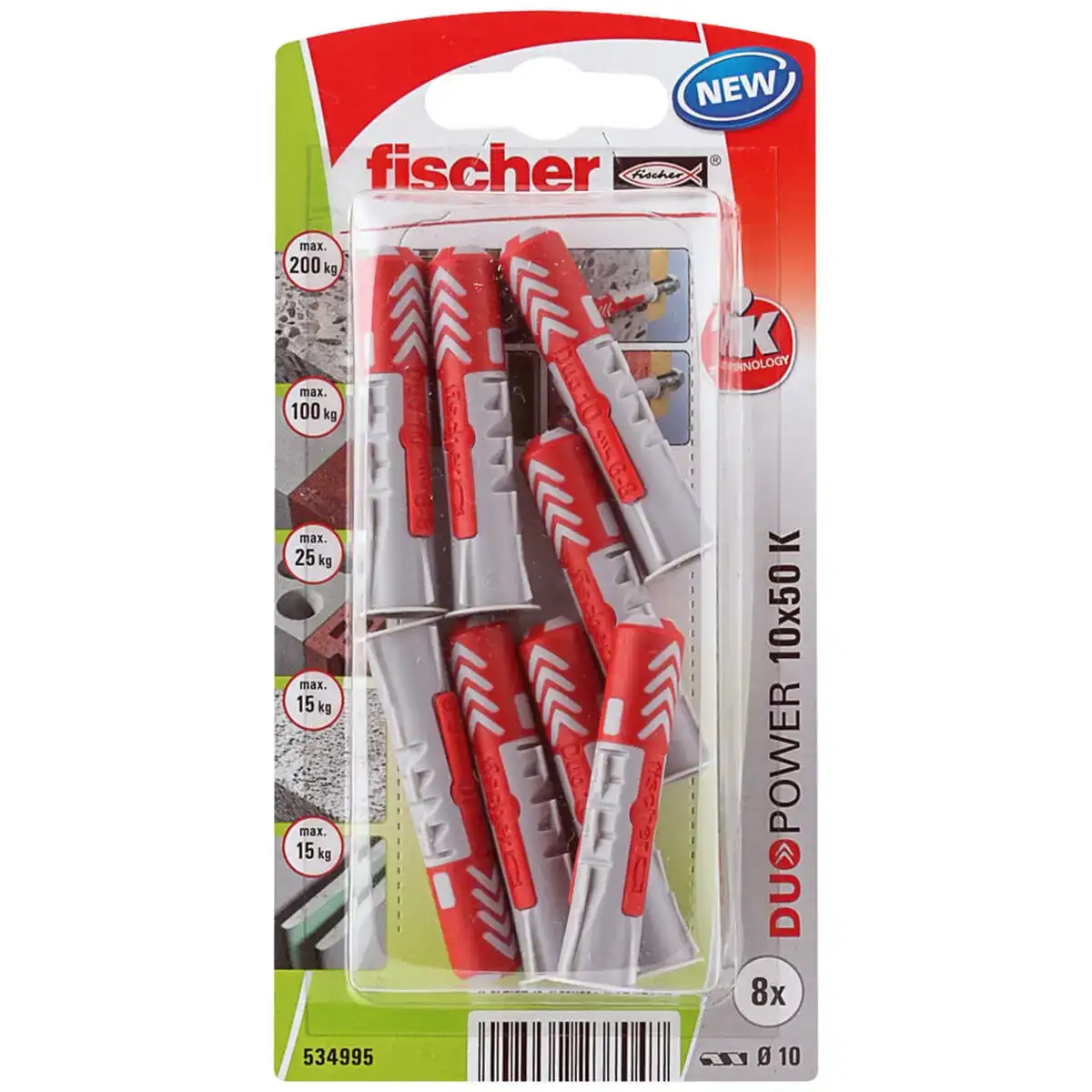Crampons fischer duopower 534995 o 10 x 50 mm nylon 8 unites _6287. DIAYTAR SENEGAL - Votre Destination pour un Shopping Réfléchi. Découvrez notre gamme variée et choisissez des produits qui correspondent à vos valeurs et à votre style de vie.