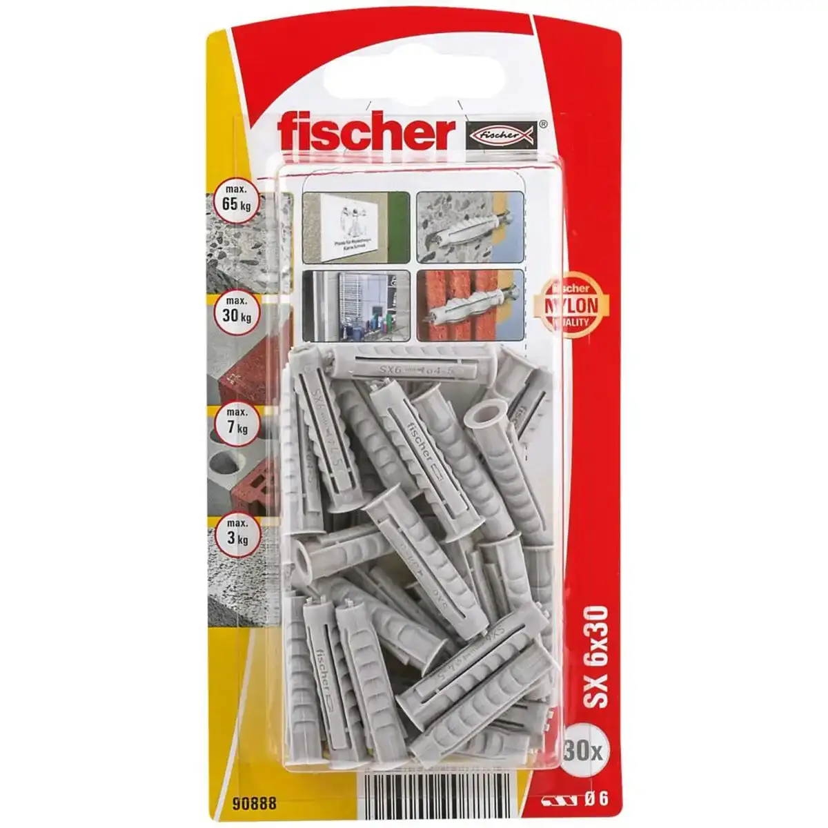 Crampons fischer sx 90888 nylon 6 x 30 mm 30 unites _3075. Entrez dans l'Univers de DIAYTAR SENEGAL - Où Choisir est un Voyage. Explorez notre gamme diversifiée et trouvez des articles qui répondent à tous vos besoins et envies.