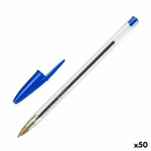 Crayon bic cristal original bleu 50 unites_9194. DIAYTAR SENEGAL - Là où la Beauté Rencontre la Fonctionnalité. Parcourez notre sélection pour trouver des produits qui allient esthétique et praticité, pour un quotidien sublimé.