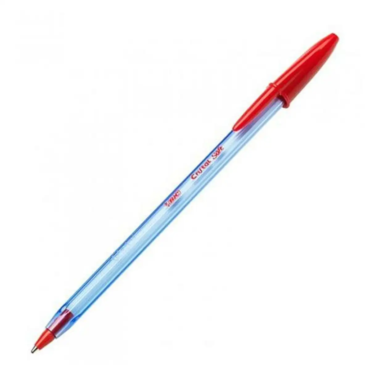 Crayon bic cristal soft rouge transparent 1 2 mm 50 unites _7715. DIAYTAR SENEGAL - Où Chaque Sélection est une Victoire. Découvrez notre boutique en ligne et trouvez des articles qui vous rendent la vie plus belle, un choix à la fois.