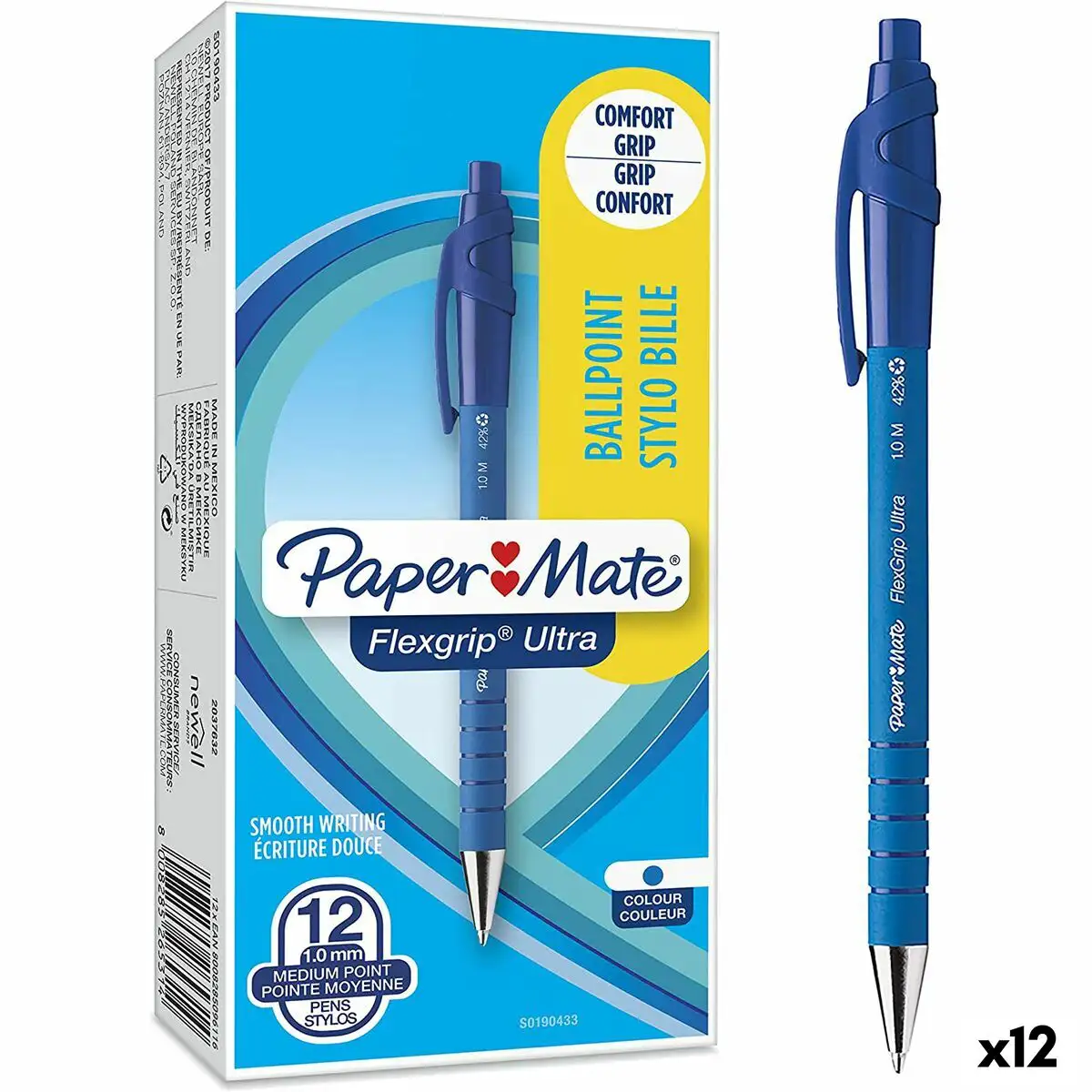 Crayon paper mate flexgrip ultra 12 pieces bleu 1 mm 12 unites _4276. Bienvenue chez DIAYTAR SENEGAL - Où Choisir est un Voyage. Plongez dans notre plateforme en ligne pour trouver des produits qui ajoutent de la couleur et de la texture à votre quotidien.