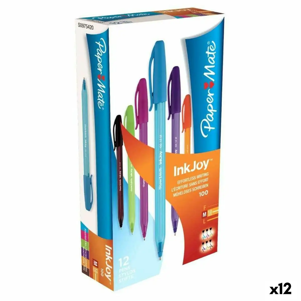 Crayon paper mate inkjoy 12 pieces multicouleur 1 mm 12 unites _1495. DIAYTAR SENEGAL - Où Chaque Achat Raconte une Histoire. Explorez notre boutique en ligne et créez votre propre narration à travers notre diversité de produits, chacun portant une signification unique.