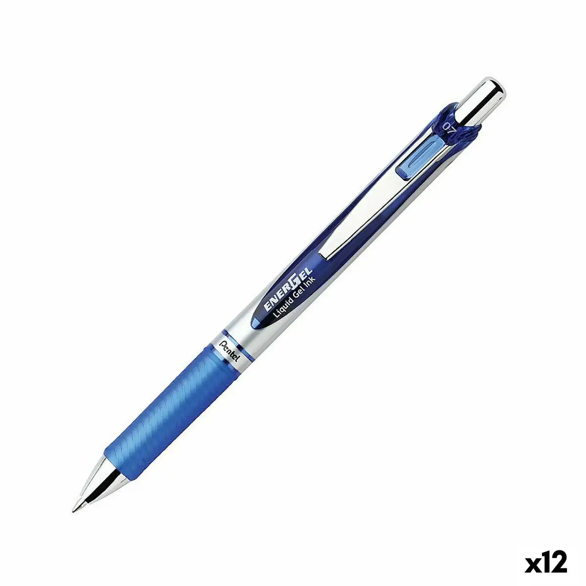 Crayon pentel energel xm klick 0 7 bleu 12 unites_4073. DIAYTAR SENEGAL - L'Art de Vivre le Shopping en Ligne. Découvrez notre plateforme intuitive et trouvez des produits qui vous inspirent et vous enchantent, à chaque clic.
