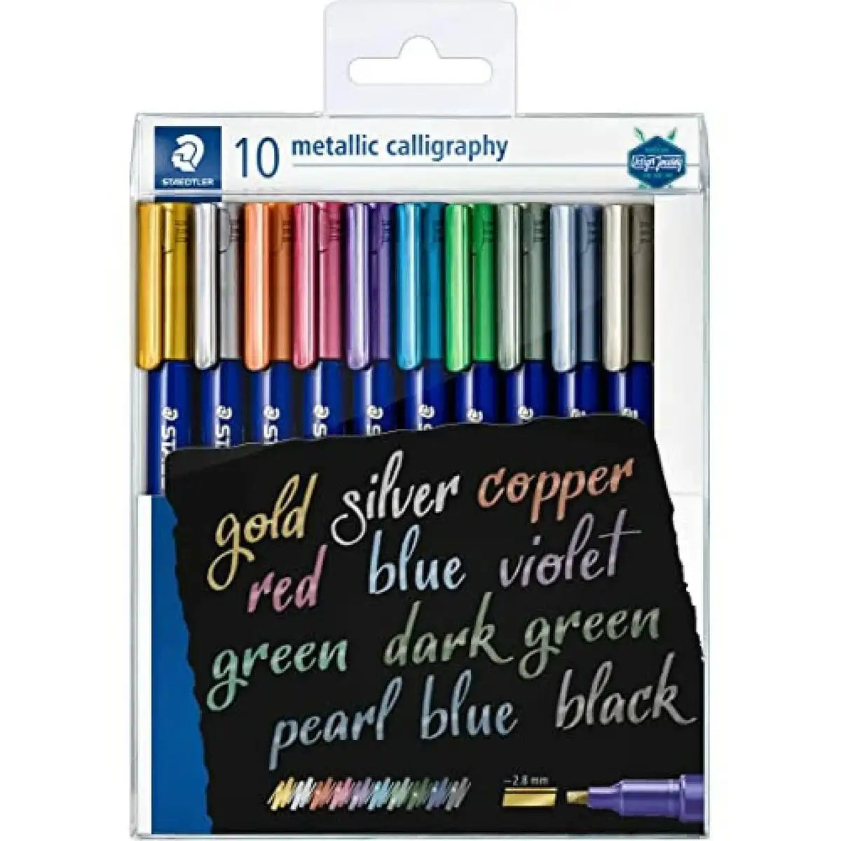 Crayon staedtler metallic calligraphy reconditionne a _6337. Bienvenue sur DIAYTAR SENEGAL - Là où Chaque Objet a une Âme. Plongez dans notre catalogue et trouvez des articles qui portent l'essence de l'artisanat et de la passion.