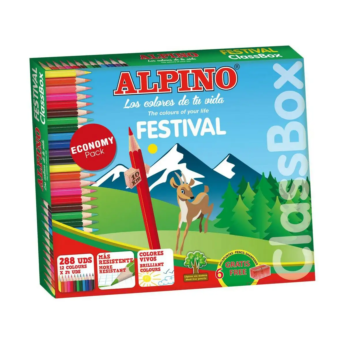 Crayons de couleur alpino festival 288 unites_7928. DIAYTAR SENEGAL - Votre Source de Découvertes Shopping. Naviguez à travers nos catégories et découvrez des articles qui vous surprendront et vous séduiront.