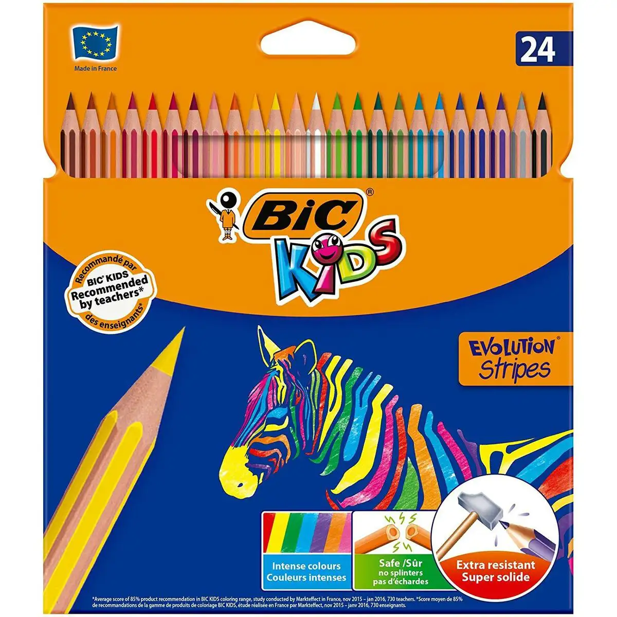 Crayons de couleur bic kids evolution stripes multicouleur 24 pieces_8100. Entrez dans l'Univers de DIAYTAR SENEGAL - Où Chaque Produit a sa Place. Explorez nos rayons virtuels et choisissez des articles qui s'intègrent parfaitement à votre style de vie.