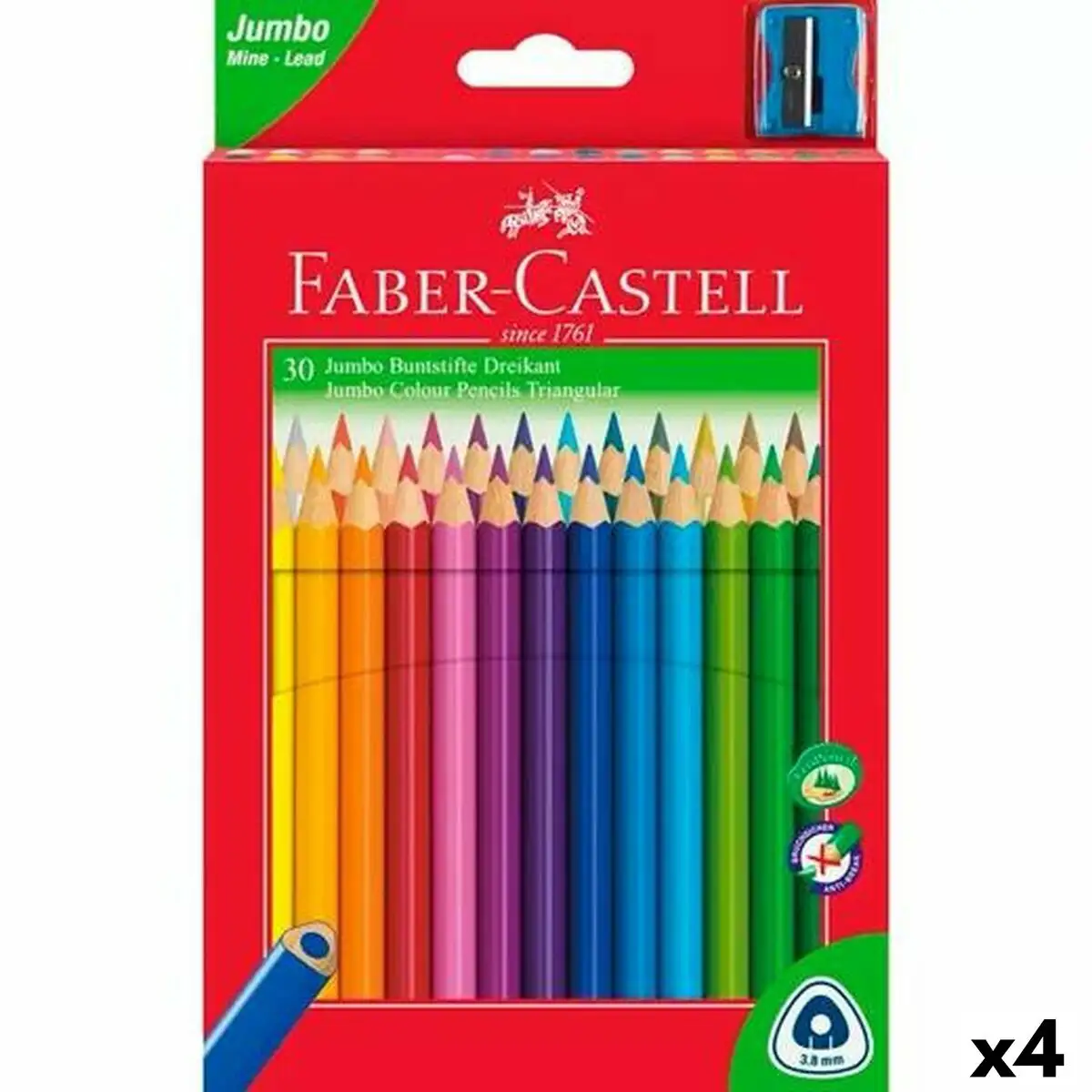 Crayons de couleur faber castell multicouleur 4 pieces_9591. Découvrez DIAYTAR SENEGAL - Là où Votre Shopping Prend Vie. Plongez dans notre vaste sélection et trouvez des produits qui ajoutent une touche spéciale à votre quotidien.