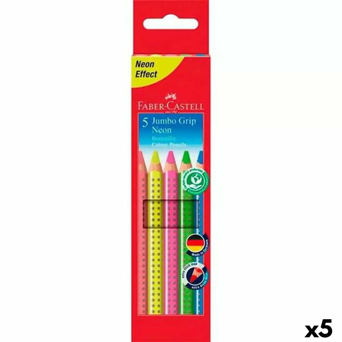 Crayons de couleur faber castell multicouleur neon 5 unites _2080. DIAYTAR SENEGAL - Où Choisir Devient une Découverte. Explorez notre boutique en ligne et trouvez des articles qui vous surprennent et vous ravissent à chaque clic.