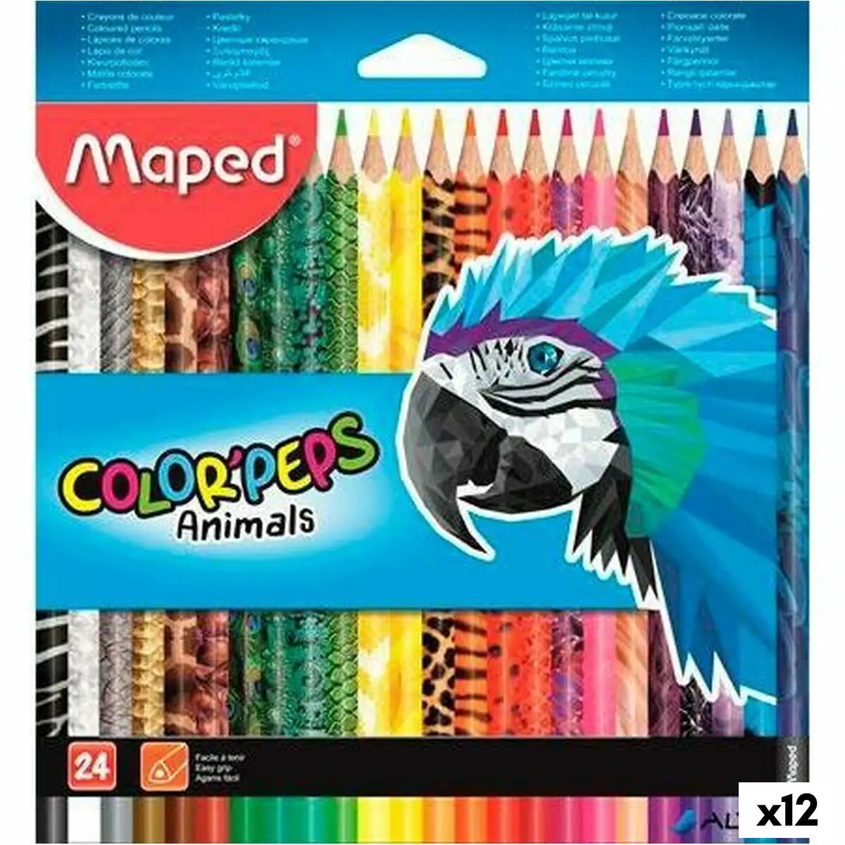Crayons de couleur maped animals color peps multicouleur 24 pieces 12 unites _4771. DIAYTAR SENEGAL - Où Choisir est un Acte d'Amour pour le Sénégal. Explorez notre boutique en ligne et choisissez des articles qui célèbrent la culture et l'artisanat du pays.