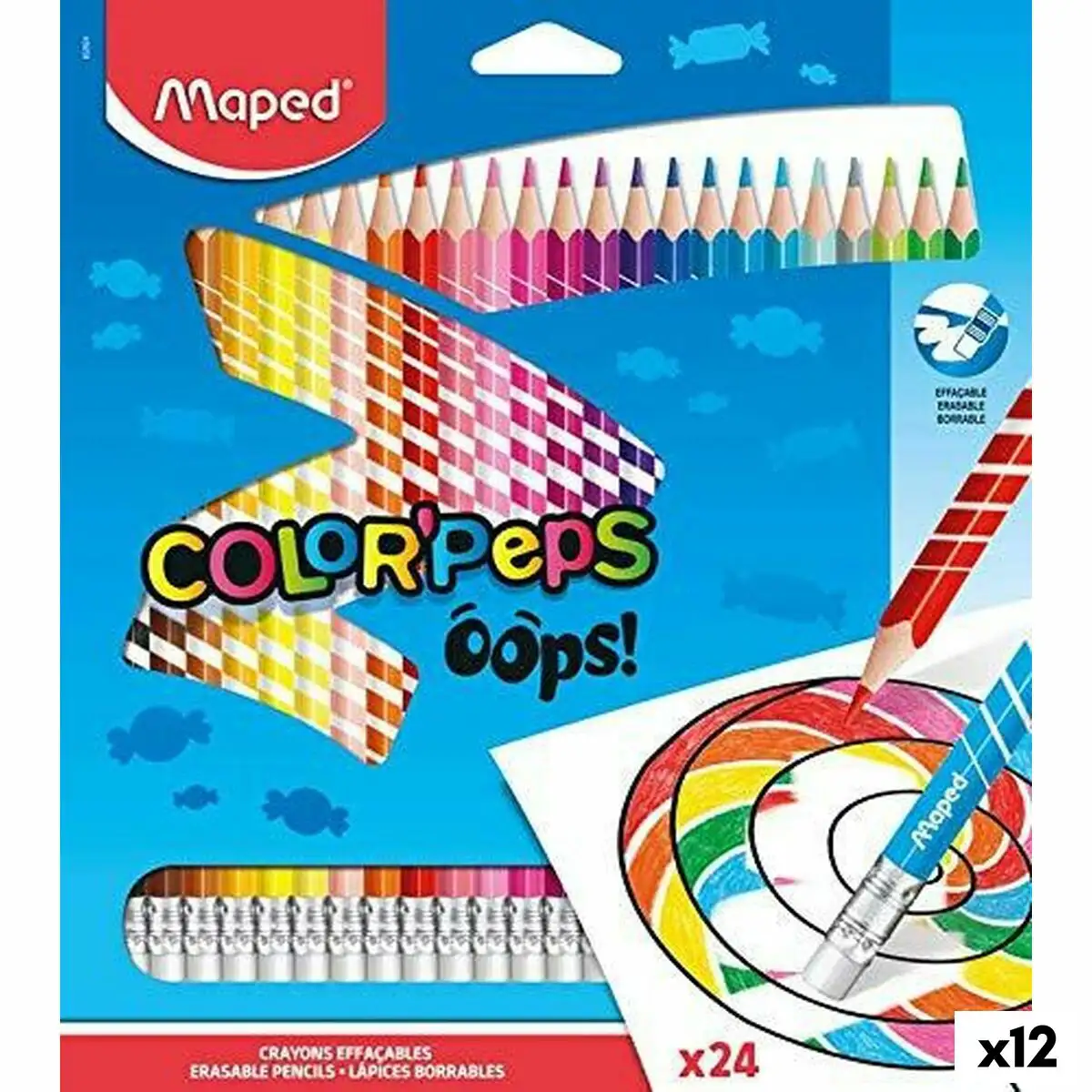 Crayons de couleur maped color peps multicouleur 24 pieces 12 unites _8338. DIAYTAR SENEGAL - Là où Chaque Produit est une Trouvaille Unique. Découvrez notre boutique en ligne et trouvez des articles qui vous distinguent par leur originalité.