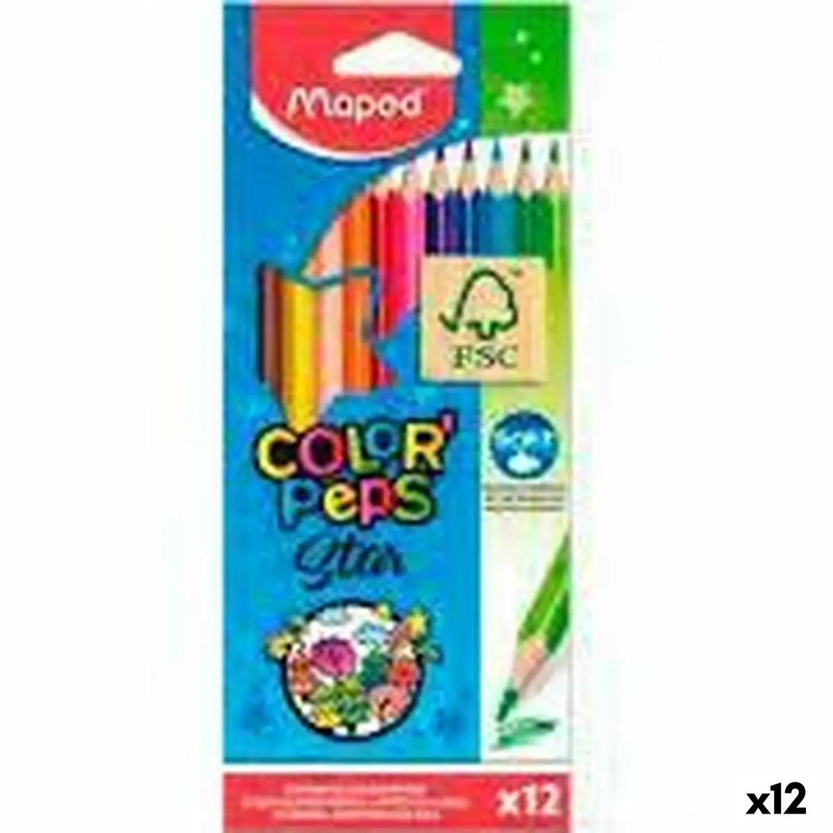 Crayons de couleur maped color peps star multicouleur 12 pieces 12 unites _9936. DIAYTAR SENEGAL - Votre Destination pour un Shopping Éclairé. Parcourez notre boutique en ligne pour découvrir des produits de qualité qui embelliront votre quotidien.