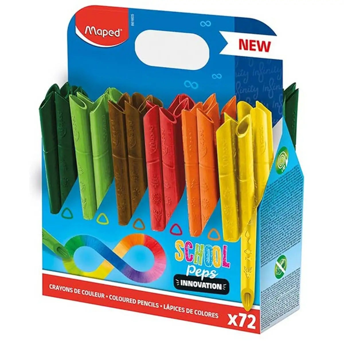 Crayons de couleur maped infinity 72 pieces multicouleur_5463. DIAYTAR SENEGAL - Votre Destination pour un Shopping Réfléchi. Découvrez notre gamme variée et choisissez des produits qui correspondent à vos valeurs et à votre style de vie.