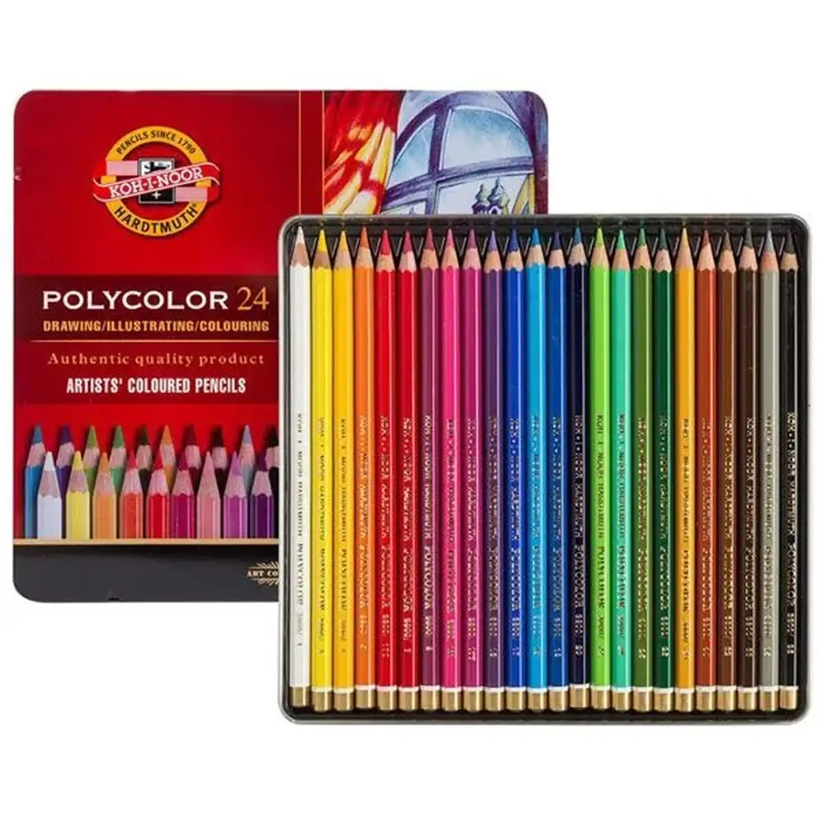 Crayons de couleur michel polycolor multicouleur 24 pieces_5637. DIAYTAR SENEGAL - Votre Plateforme pour un Shopping Inspiré. Explorez nos offres variées et découvrez des articles qui stimulent votre créativité et embellissent votre vie.