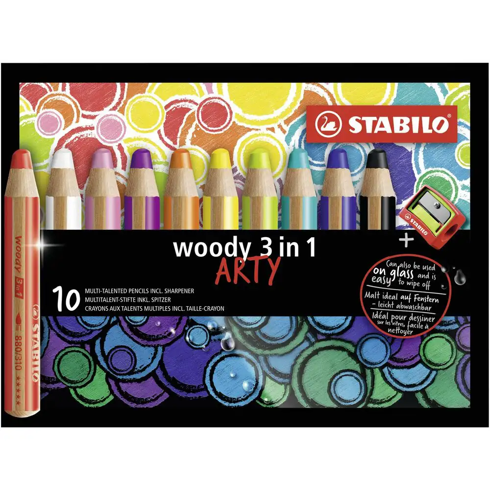 Crayons de couleur stabilo woody 3 in 1 arty multicouleur 1 piece _4308. DIAYTAR SENEGAL - Votre Destination Shopping d'Exception. Parcourez nos rayons virtuels et choisissez des produits qui incarnent l'excellence et la diversité.