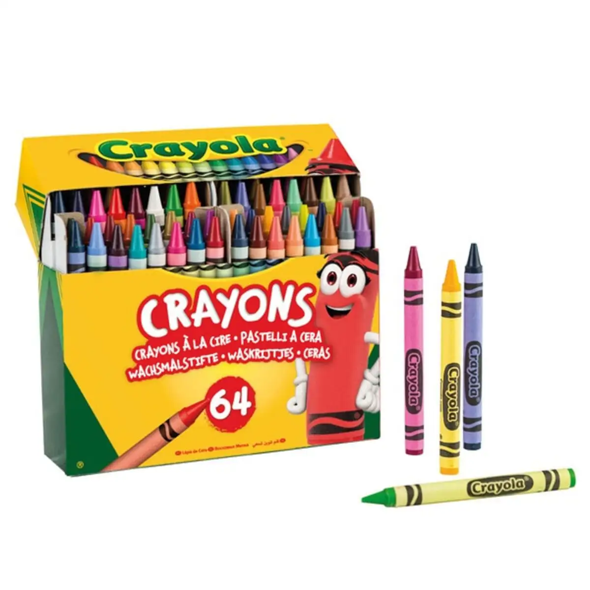 Crayons gras de couleur crayola 52 6448_9525. DIAYTAR SENEGAL - Votre Passage vers l'Élégance Abordable. Explorez notre collection où chaque produit est choisi pour sa qualité et son accessibilité, incarnant ainsi l'essence du Sénégal.